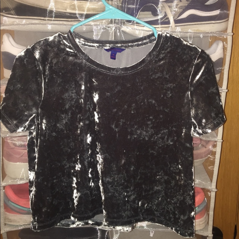 Crushed Velvet Crop top